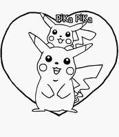 coloriage pokemon pika pikachu